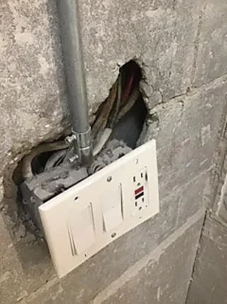 Bathroom renovation · Before