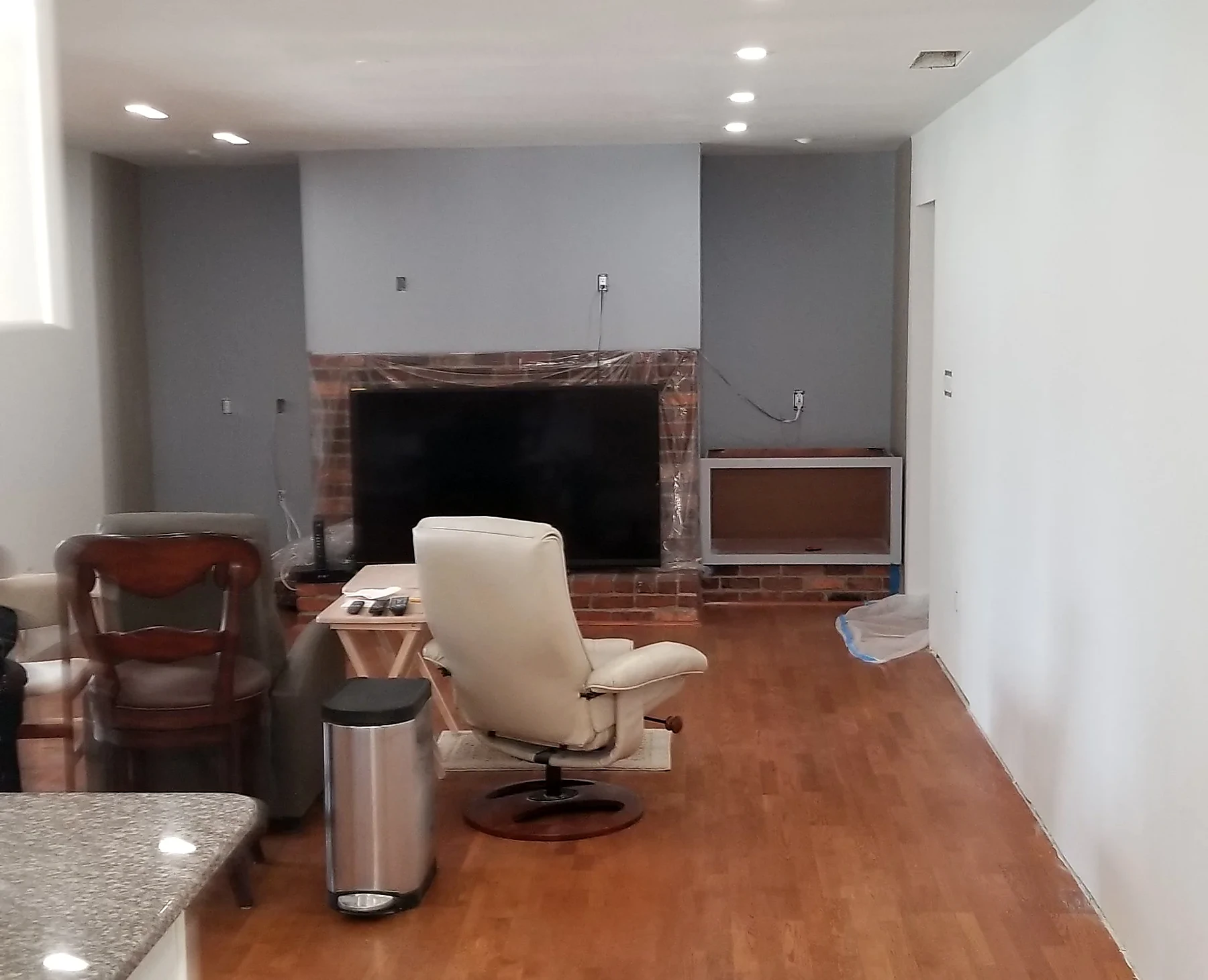 Kitchen & family room renovation